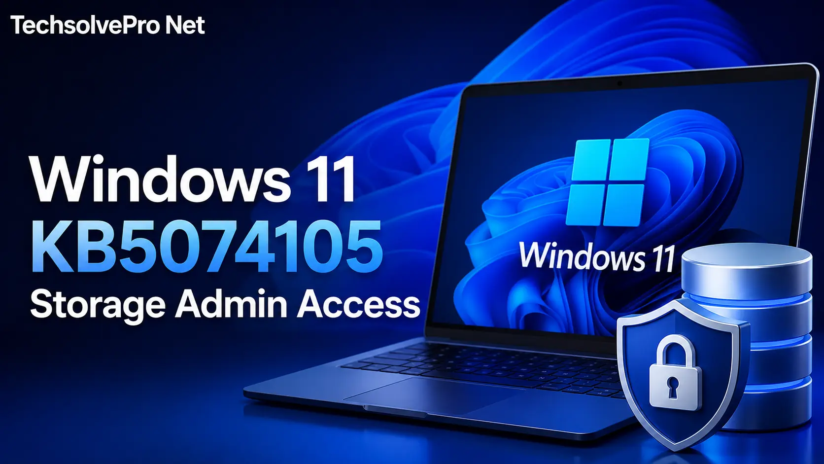 windows 11 kb5074105 storage admin access