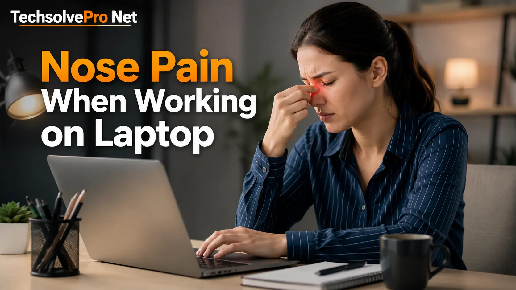 Nose Pain When Working on Laptop