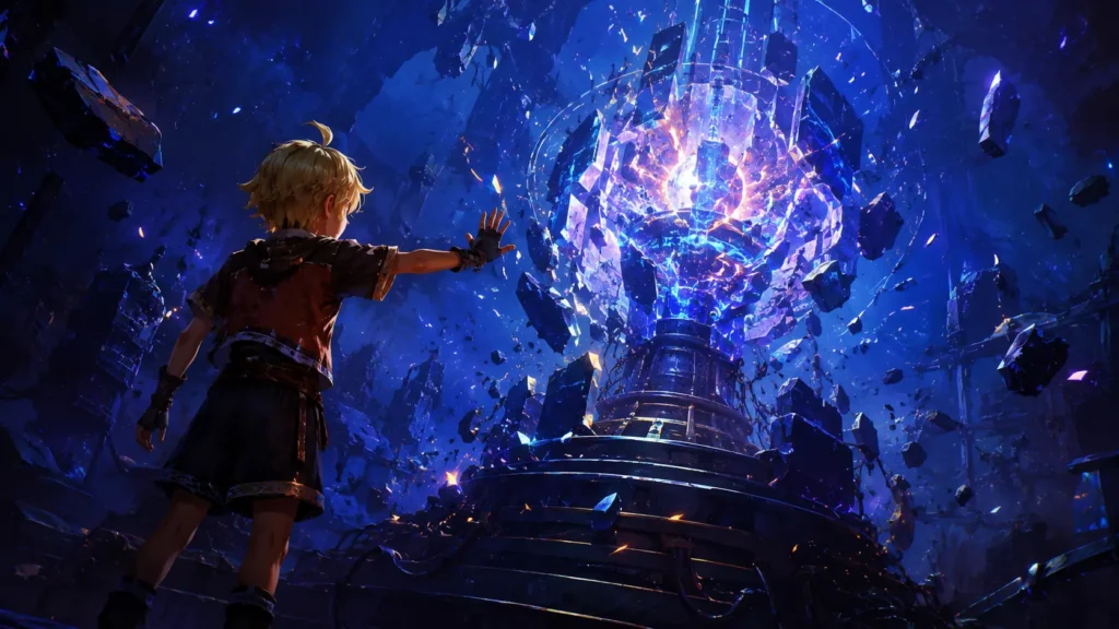 Why in Chrono Cross Kid Destroys Fate Computer