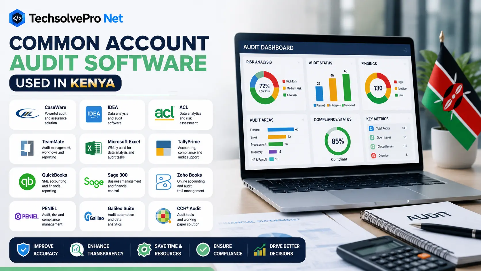 common account audit software used in kenya