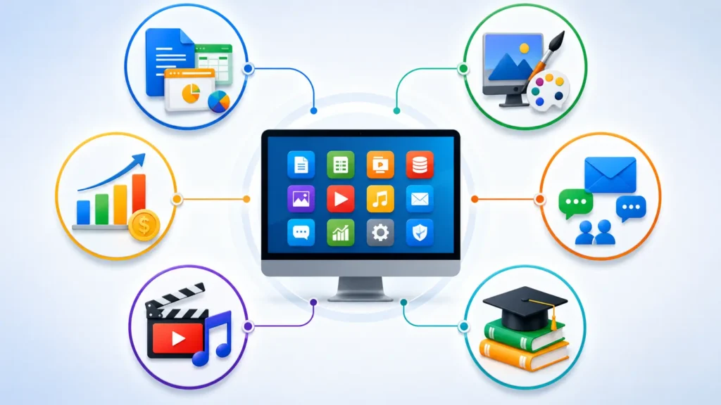 how to classify software applications components